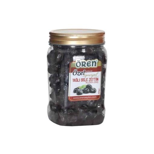 Ören-Özel Spesiyal Yağlı Siyah Sele Zeytin 500 Gr.