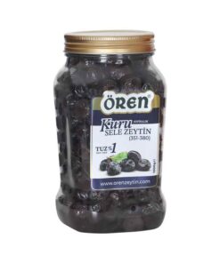 Ören-Tuzsuz Kuru Siyah Sele Zeytin 1 Kg.
