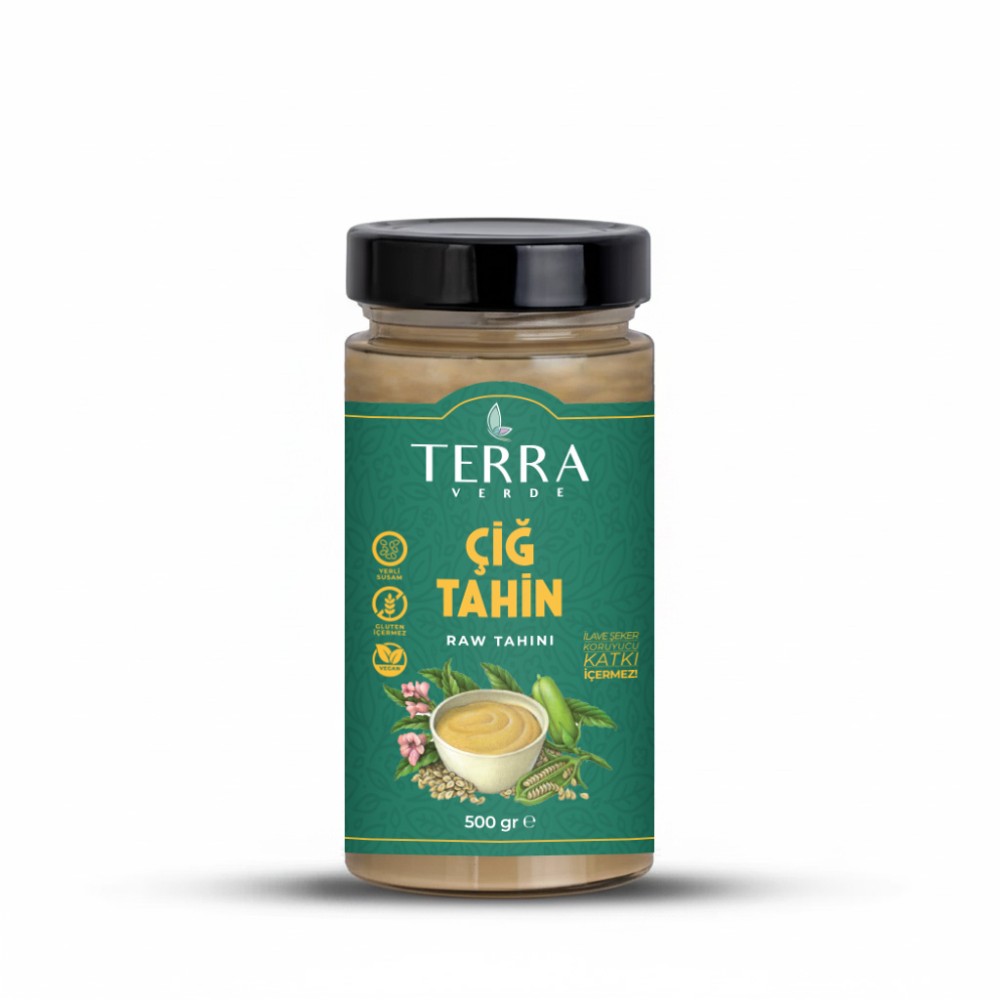 Terra-Verde Organik Çiğ Tahin (650 gr.)
