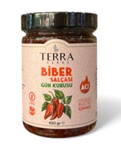 Terra-Verde Geleneksel Acı Biber Salçası  650 gr.