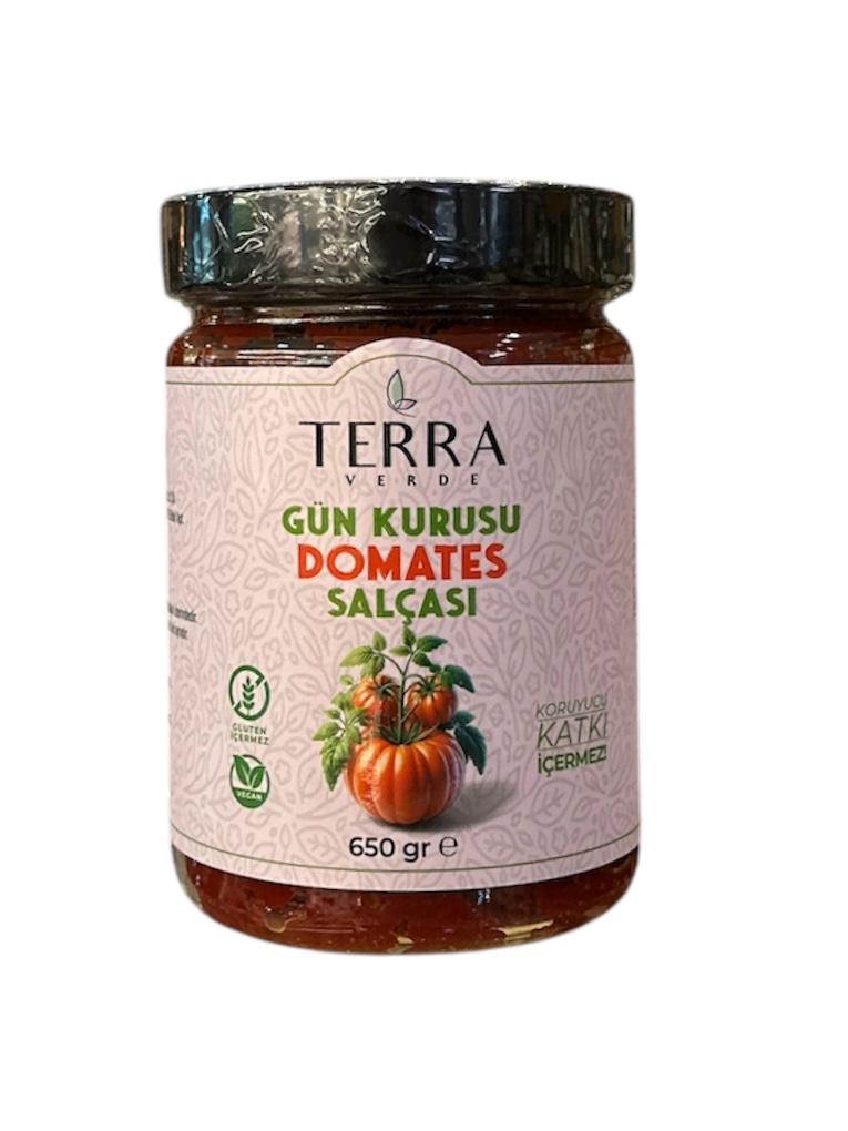 Terra-Verde Domates Salçası ( Geleneksel Güneşte Kurutma) 650 gr.